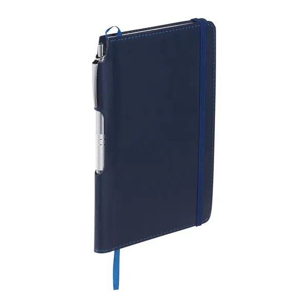 FSC® Mix 6" x 8.5" Viola Bound Notebook with Pen - FSC® Mix 6" x 8.5" Viola Bound Notebook with Pen - Image 3 of 6