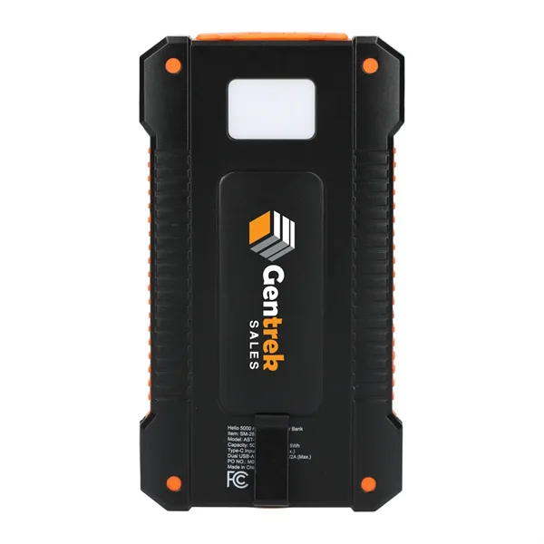Helio 5000 mAh Solar Power Bank - Helio 5000 mAh Solar Power Bank - Image 0 of 10