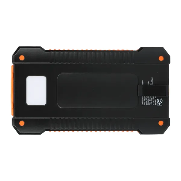 Helio 5000 mAh Solar Power Bank - Helio 5000 mAh Solar Power Bank - Image 6 of 10