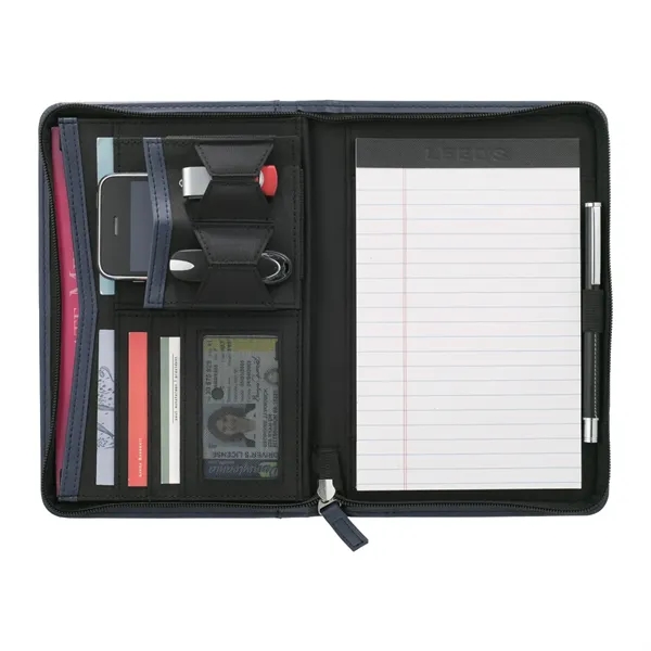FSC® Mix Pedova™ Jr. Zippered Padfolio - FSC® Mix Pedova™ Jr. Zippered Padfolio - Image 6 of 10