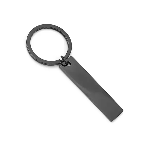 Stainless Steel Tag Key Chain - Stainless Steel Tag Key Chain - Image 1 of 4