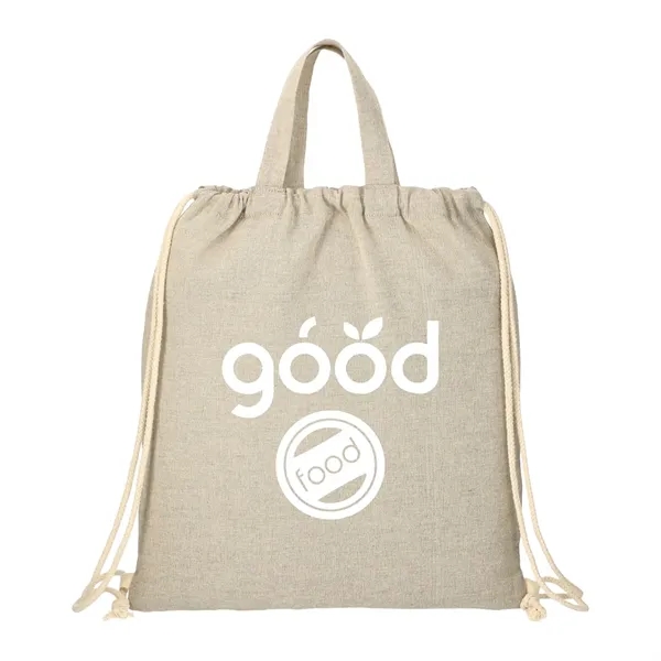 Recycled 5oz Cotton Drawstring Bag - Recycled 5oz Cotton Drawstring Bag - Image 0 of 1