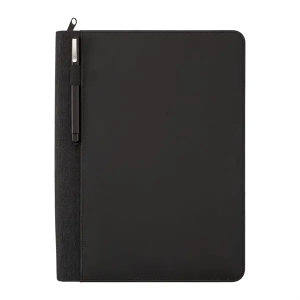 FSC® Mix Vienna Heathered Zippered Padfolio - FSC® Mix Vienna Heathered Zippered Padfolio - Image 2 of 6