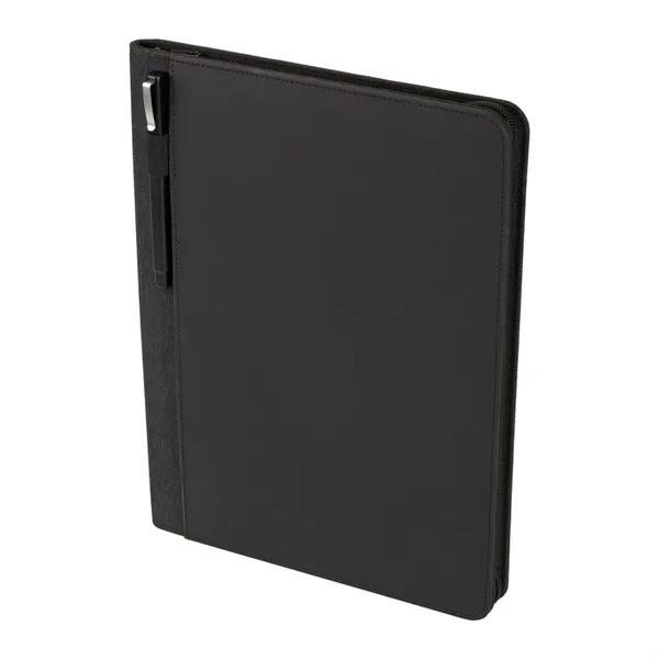 FSC® Mix Vienna Heathered Zippered Padfolio - FSC® Mix Vienna Heathered Zippered Padfolio - Image 3 of 6