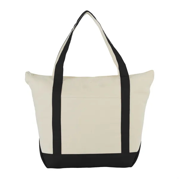 Classic 12oz Cotton Canvas Zippered Boat Tote - Classic 12oz Cotton Canvas Zippered Boat Tote - Image 1 of 1