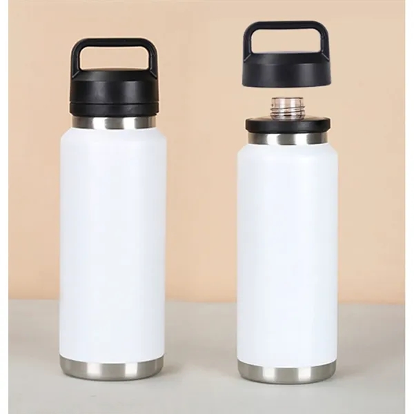 36 oz Stainless Steel Vacuum Insulated Water Bottle - 36 oz Stainless Steel Vacuum Insulated Water Bottle - Image 4 of 7