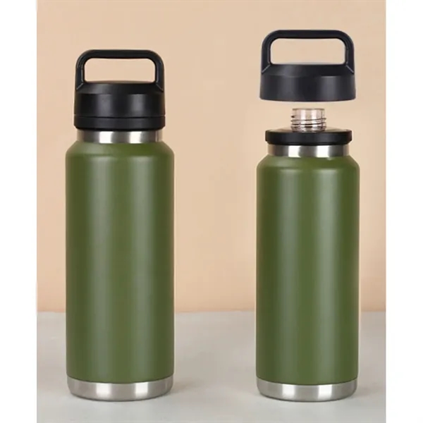 36 oz Stainless Steel Vacuum Insulated Water Bottle - 36 oz Stainless Steel Vacuum Insulated Water Bottle - Image 6 of 7