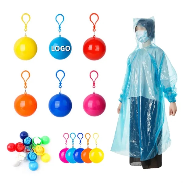 Portable Disposable Raincoat Ball - Portable Disposable Raincoat Ball - Image 0 of 7