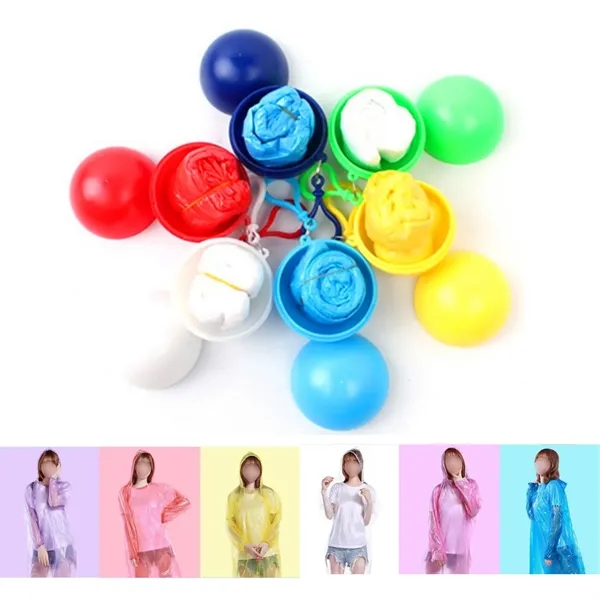 Portable Disposable Raincoat Ball - Portable Disposable Raincoat Ball - Image 1 of 7