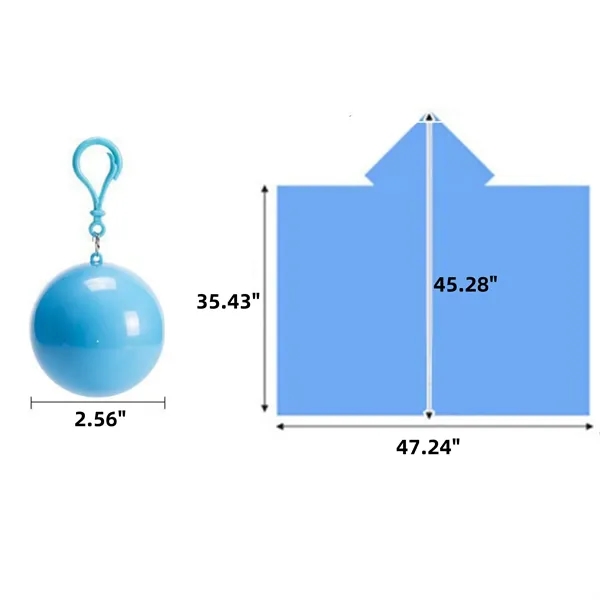 Portable Disposable Raincoat Ball - Portable Disposable Raincoat Ball - Image 2 of 7