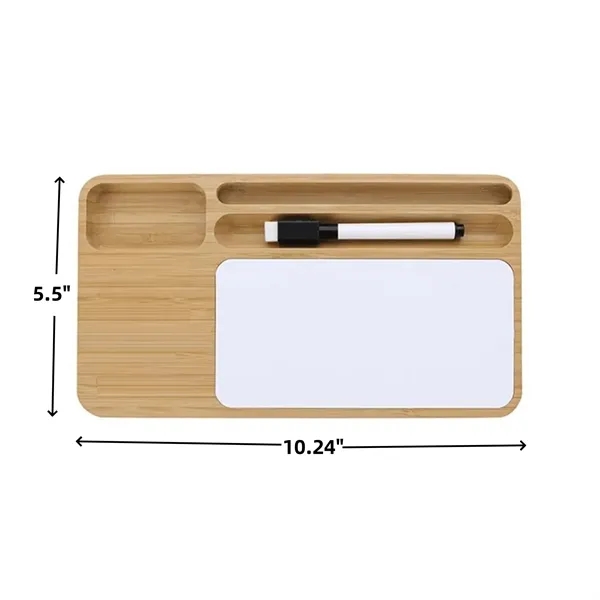 Bamboo Writing Board & Wireless Charging Desktop Organizer - Bamboo Writing Board & Wireless Charging Desktop Organizer - Image 1 of 3