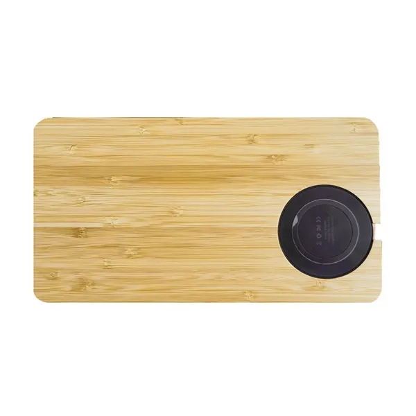 Bamboo Writing Board & Wireless Charging Desktop Organizer - Bamboo Writing Board & Wireless Charging Desktop Organizer - Image 2 of 3