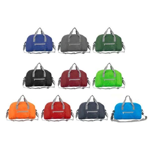 Foldable Lightweight Travel Duffel Bag with Handle - Foldable Lightweight Travel Duffel Bag with Handle - Image 2 of 6