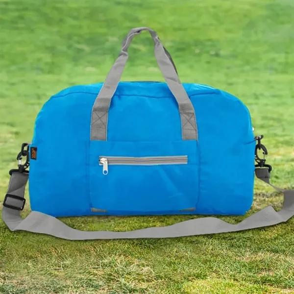 Foldable Lightweight Travel Duffel Bag with Handle - Foldable Lightweight Travel Duffel Bag with Handle - Image 5 of 6