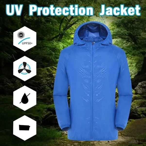 Custom Camping Coat Waterproof Quick Dry Windbreaker Jacket - Custom Camping Coat Waterproof Quick Dry Windbreaker Jacket - Image 4 of 5