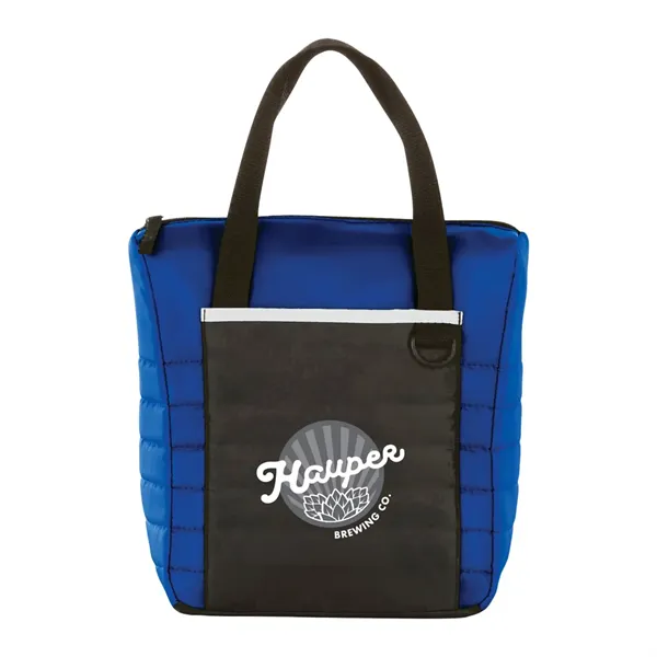 Quilted 12-Can Lunch Cooler - Quilted 12-Can Lunch Cooler - Image 0 of 3