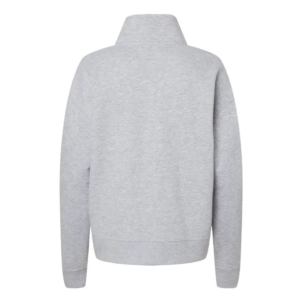 MV Sport Women's Sueded Fleece Quarter-Zip Sweatshirt - MV Sport Women's Sueded Fleece Quarter-Zip Sweatshirt - Image 7 of 8