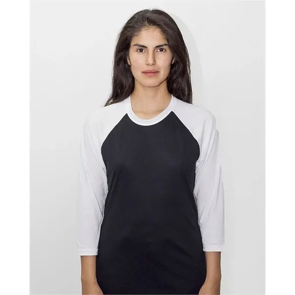 Los Angeles Apparel Unisex USA-Made Three-Quarter Sleeve ...