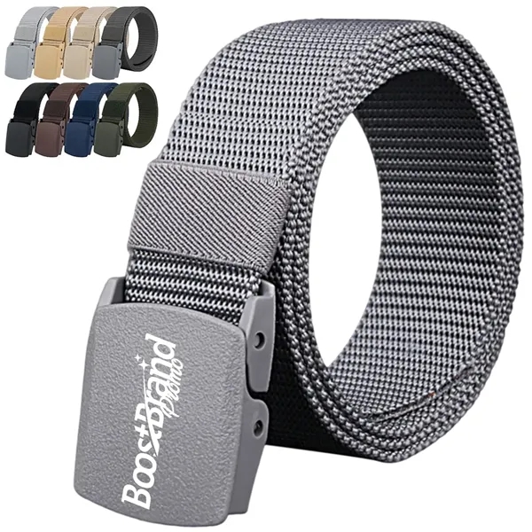 Durable Nylon Web Belt with Quick Release Buckle - Durable Nylon Web Belt with Quick Release Buckle - Image 0 of 5