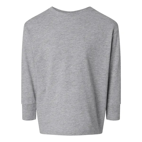 Rabbit Skins Toddler Fine Jersey Long Sleeve Tee - Rabbit Skins Toddler Fine Jersey Long Sleeve Tee - Image 9 of 36