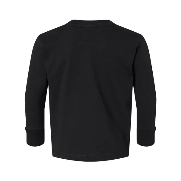 Rabbit Skins Toddler Cotton Jersey Long Sleeve Tee - Rabbit Skins Toddler Cotton Jersey Long Sleeve Tee - Image 2 of 20