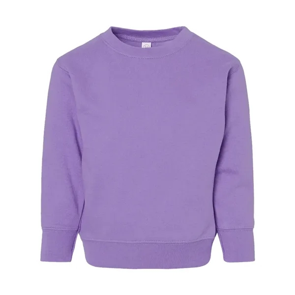 Rabbit Skins Toddler Fleece Crewneck Sweatshirt - Rabbit Skins Toddler Fleece Crewneck Sweatshirt - Image 7 of 26