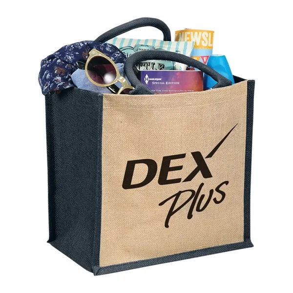 Medium Jute Gift Tote - Medium Jute Gift Tote - Image 6 of 7