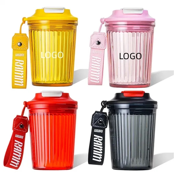 Reusable Tritan Coffee Cup with Leakproof Lid - Reusable Tritan Coffee Cup with Leakproof Lid - Image 0 of 4