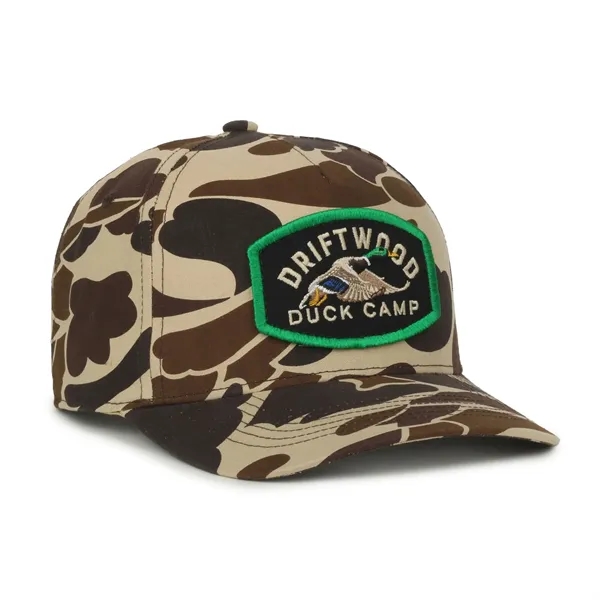 5-Panel Generic Camo Solid Back