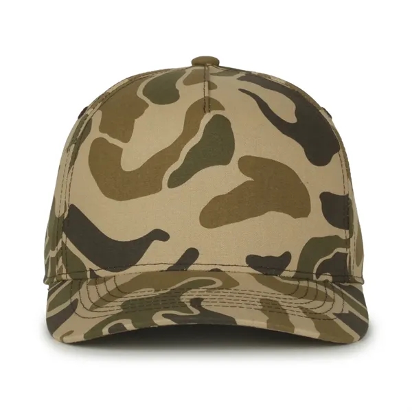 5-Panel Generic Camo Solid Back