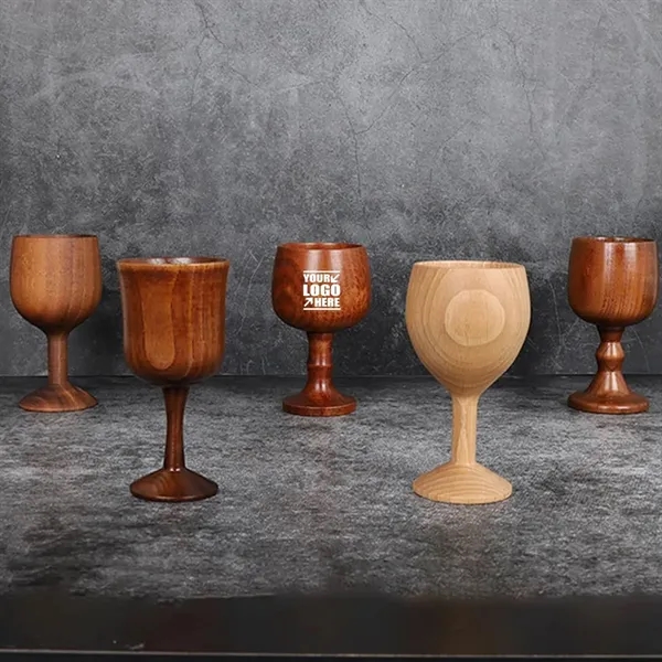 Wooden Wine Goblet Drinking Cup - Wooden Wine Goblet Drinking Cup - Image 0 of 0