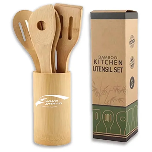Home Use Healthy Bamboo kitchen Utensil Set With Packing Box - Home Use Healthy Bamboo kitchen Utensil Set With Packing Box - Image 0 of 3