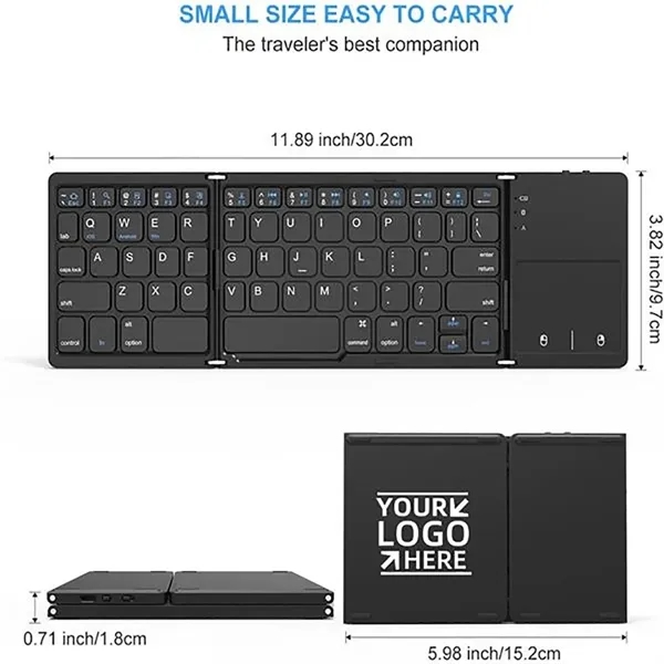 Foldable wireless h Keyboard - Foldable wireless h Keyboard - Image 2 of 3