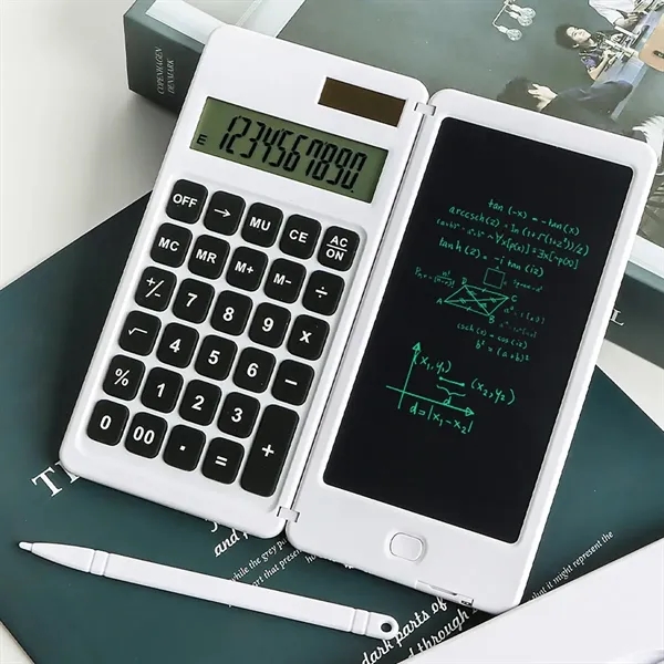 Portable Promotional Calculator with Notepad - Portable Promotional Calculator with Notepad - Image 1 of 6