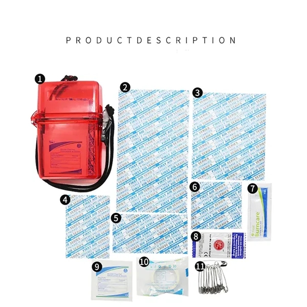 Travel Emergency Survival Neck Tote Kits - Travel Emergency Survival Neck Tote Kits - Image 2 of 10