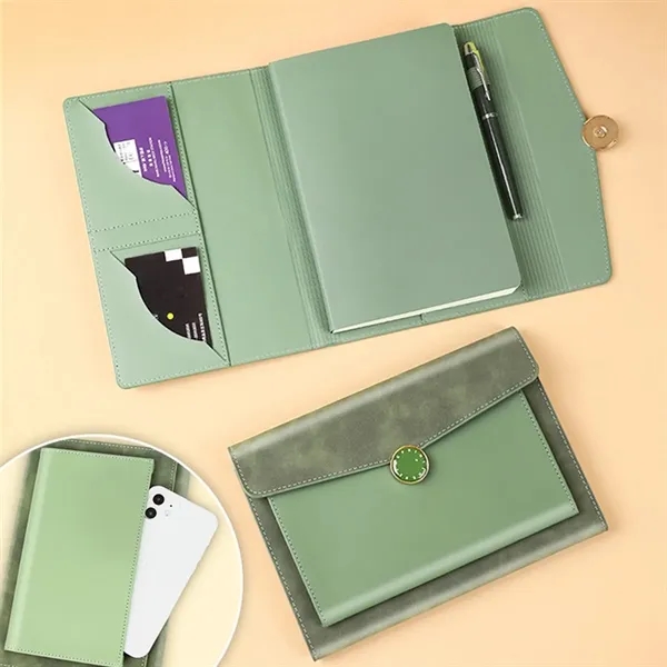 A5 Custom Magnetic Snap Notebook - A5 Custom Magnetic Snap Notebook - Image 1 of 2