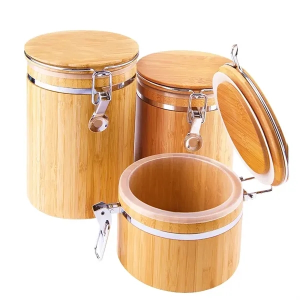 20OZ Bamboo Container - 20OZ Bamboo Container - Image 1 of 5