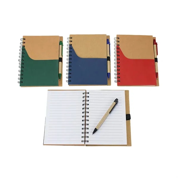 Tide Pocket Notebook with Grip Pen - Tide Pocket Notebook with Grip Pen - Image 2 of 2