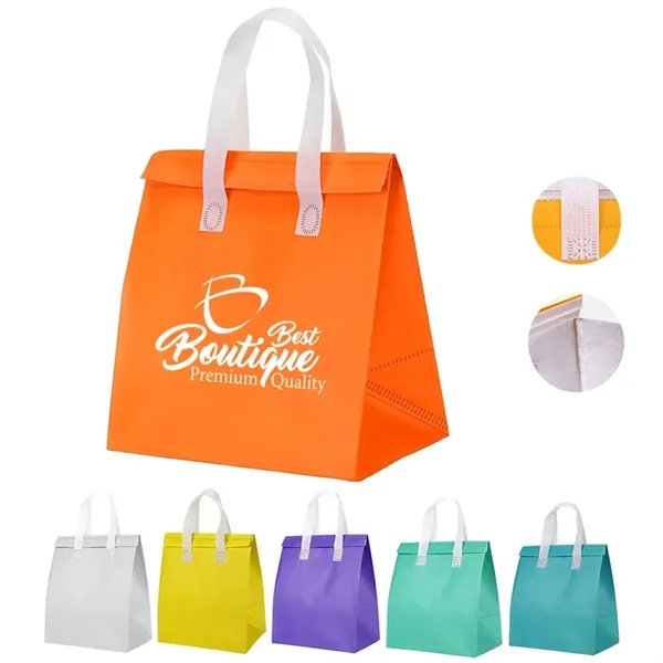 Reusable Non-Woven Insulated Grocery Tote Bag - Reusable Non-Woven Insulated Grocery Tote Bag - Image 0 of 5