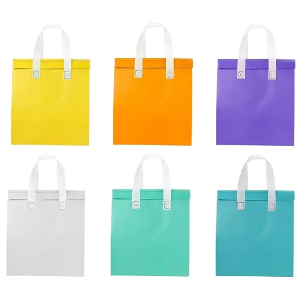 Reusable Non-Woven Insulated Grocery Tote Bag - Reusable Non-Woven Insulated Grocery Tote Bag - Image 2 of 5