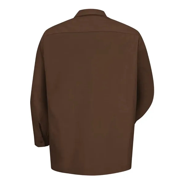 Red Kap Men's Industrial Long Sleeve Work Shirt - Red Kap Men's Industrial Long Sleeve Work Shirt - Image 12 of 58