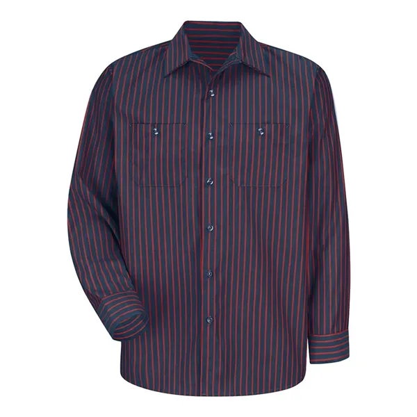 Red Kap Men's Industrial Long Sleeve Work Shirt - Red Kap Men's Industrial Long Sleeve Work Shirt - Image 37 of 58