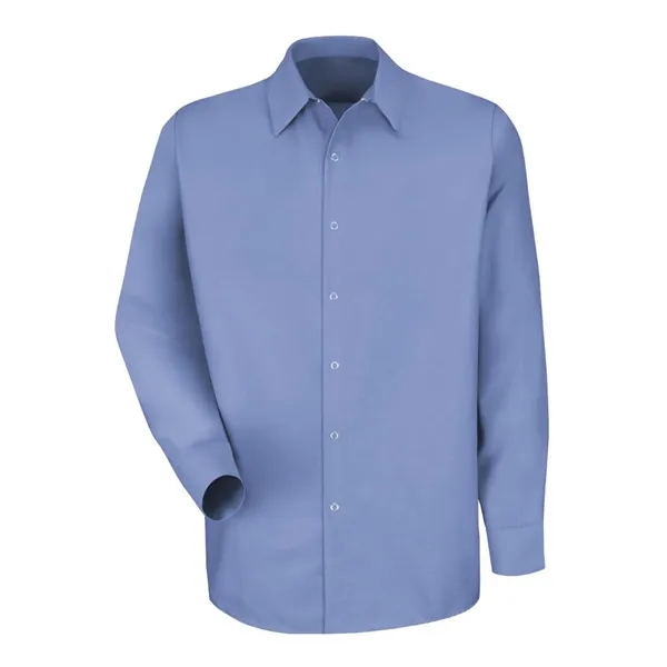 Red Kap Men's Specialized Pocketless Long Sleeve Work Shirt - Red Kap Men's Specialized Pocketless Long Sleeve Work Shirt - Image 0 of 10