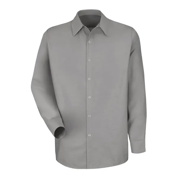 Red Kap Men's Specialized Pocketless Long Sleeve Work Shirt - Red Kap Men's Specialized Pocketless Long Sleeve Work Shirt - Image 3 of 10