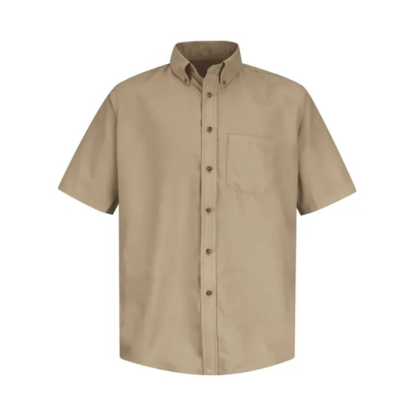 Red Kap Men's Poplin Short Sleeve Dress Shirt - Red Kap Men's Poplin Short Sleeve Dress Shirt - Image 5 of 18