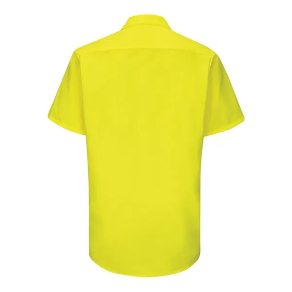 Red Kap Men's Enhanced & Hi-Visibility Work Shirt - Red Kap Men's Enhanced & Hi-Visibility Work Shirt - Image 4 of 10