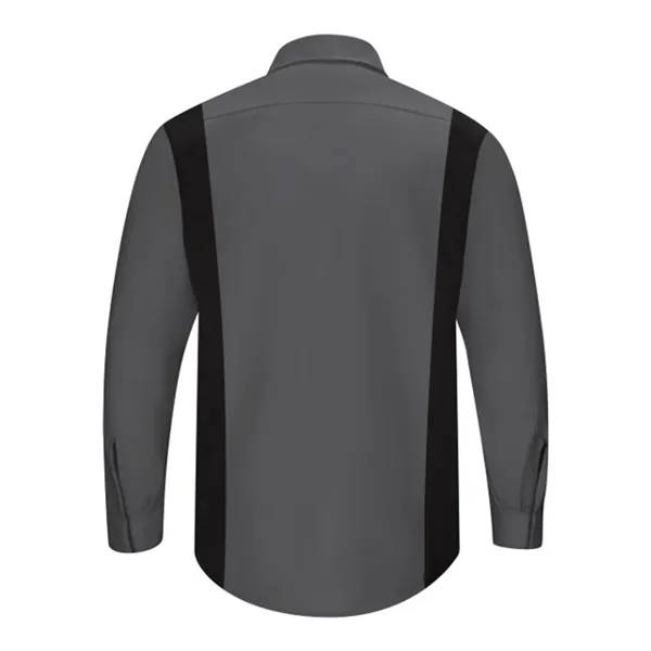 Red Kap Men's Performance Plus Long Sleeve Shirt with Oil... - Red Kap Men's Performance Plus Long Sleeve Shirt with Oil... - Image 6 of 16