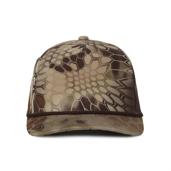 Custom Camo Performance 5-Panel w/Cord