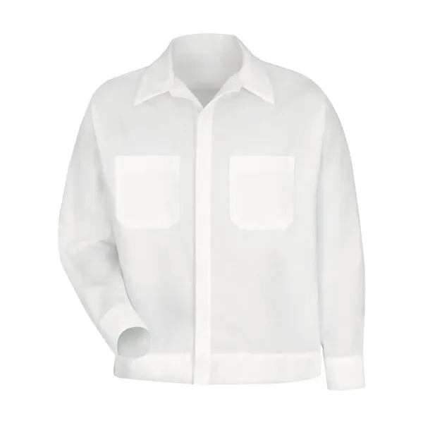 Custom Red Kap Men's Button-Front Shirt Jacket