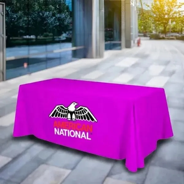 Custom Rectangle Table Covers - Full Color - Custom Rectangle Table Covers - Full Color - Image 1 of 2